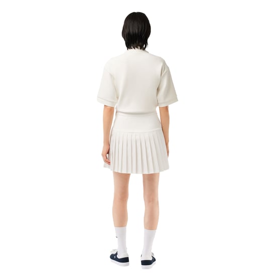 Lacoste - Rock für Damen, Jerseyware, Tennis (Weiß) - Image 3