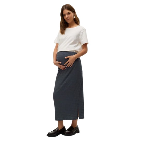 Mamalicious - Schlauchrock für Damen, Texturierter Strick, Umstandskleidung (Sturmwetter) - Image 1