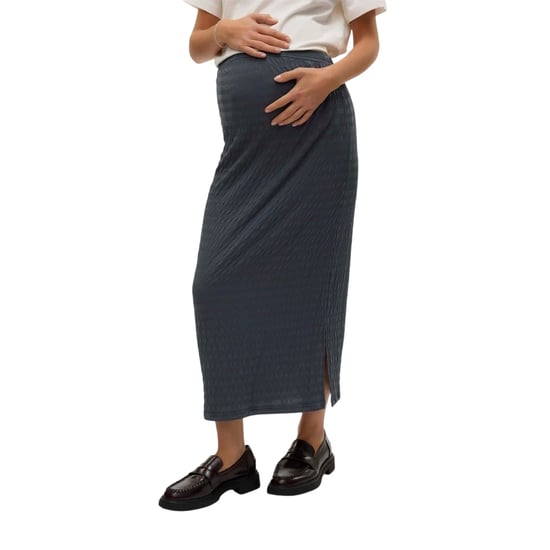 Mamalicious - Schlauchrock für Damen, Texturierter Strick, Umstandskleidung (Sturmwetter) - Image 5