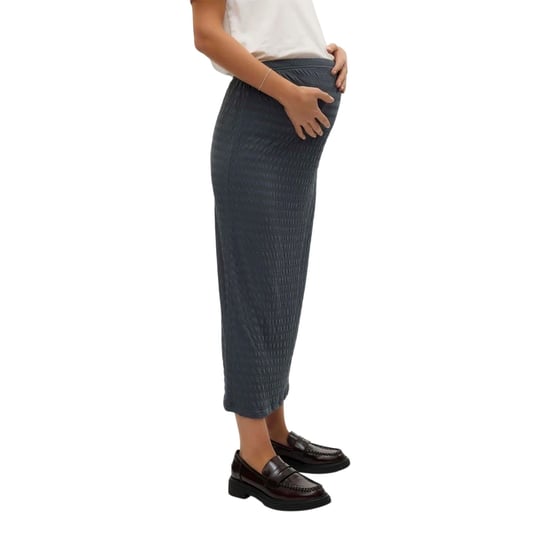 Mamalicious - Schlauchrock für Damen, Texturierter Strick, Umstandskleidung (Sturmwetter) - Image 6