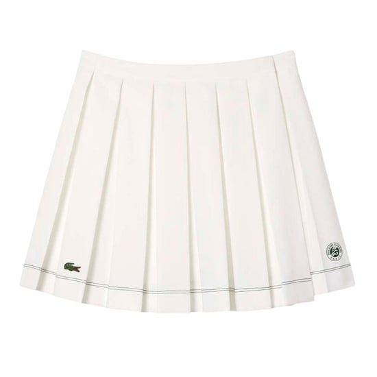 Lacoste - "Roland Garros Edition" Rock für Damen (Cremefarbe) - Image 2