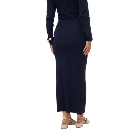 Mamalicious - Schlauchrock für Damen, gerippt (Marineblau) - Image 3