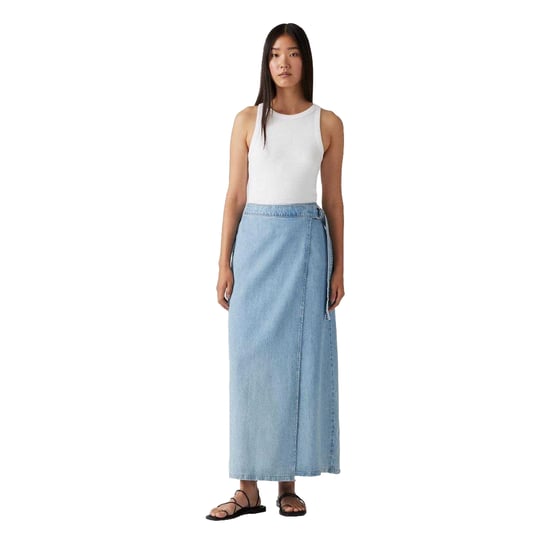 Levis - Rock für Damen, Wickel, Denim (Blau) - Image 4