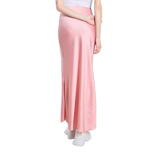 Be You - Midirock für Damen, Satin (Leuchtend Pink) - Image 2