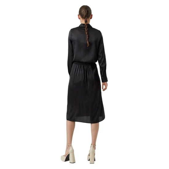 Vero Moda - Midirock für Damen, gewebter Stoff (Schwarz) - Image 3