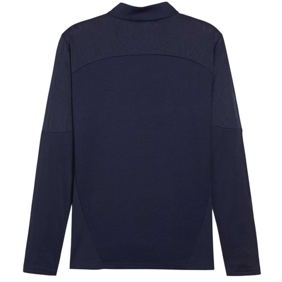 Puma - "TeamFinal" Fleece-Oberteil für Herren, mit kurzem Reißverschluss, Training (Marine) - Image 2