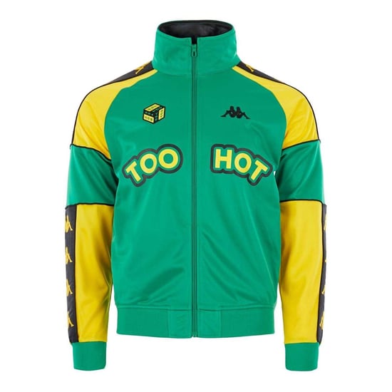 Kappa - "Too Hot" Jacke für Herren (Leuchtend Gelb/Schwarz) - Image 1