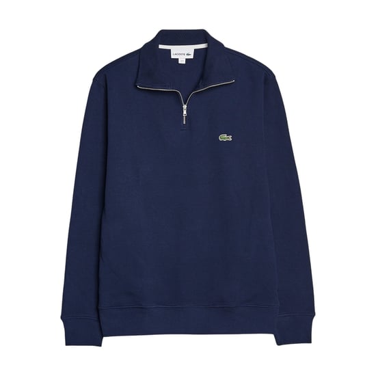 Lacoste - Sweatshirt für Herren, mit kurzem Reißverschluss, Baumwollmischung (Marine) - Image 2