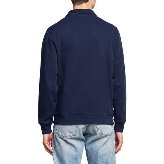 Lacoste - Sweatshirt für Herren, mit kurzem Reißverschluss, Baumwollmischung (Marine) - Image 3
