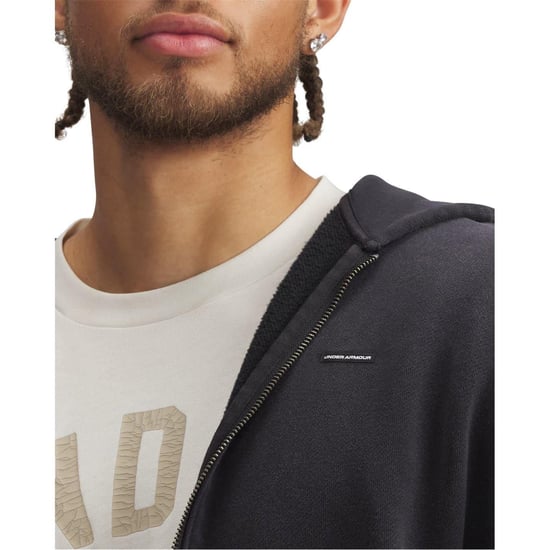 Under Armour - Kapuzenpullover für Herren, Fleece (Schwarz) - Image 3