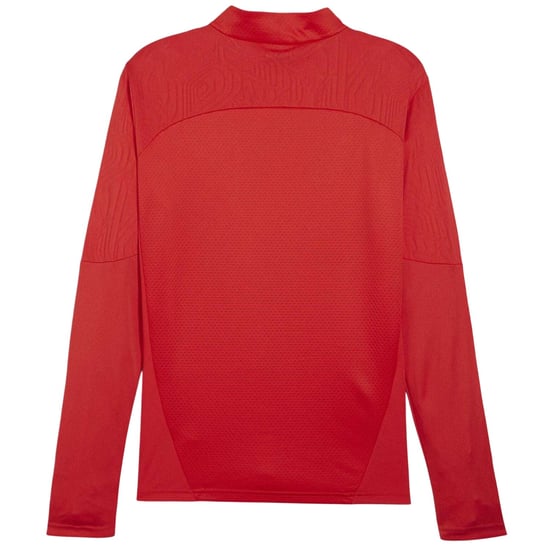 Puma - "TeamFinal" Fleece-Oberteil für Herren, mit kurzem Reißverschluss, Training (Rot) - Image 3