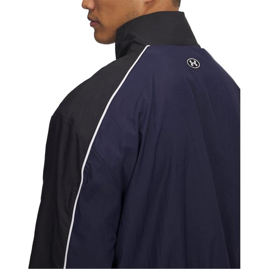 Under Armour - Trainingsjacke für Herren, Kontrastpaspel, Raglanärmel (Schwarz) - Image 3