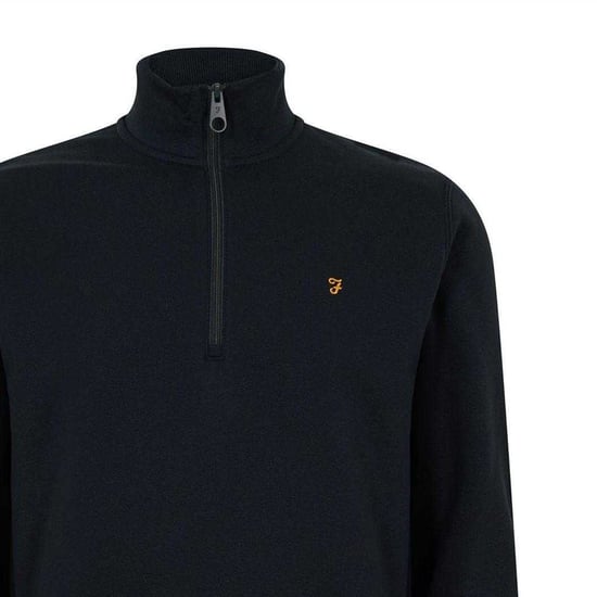 Farah - "Wilsdon" Sweatshirt für Herren, mit kurzem Reißverschluss, Fleece (wahres Marienblau) - Image 2