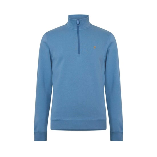 Farah - "Wilsdon" Sweatshirt für Herren, mit kurzem Reißverschluss, Fleece (Blau) - Image 1