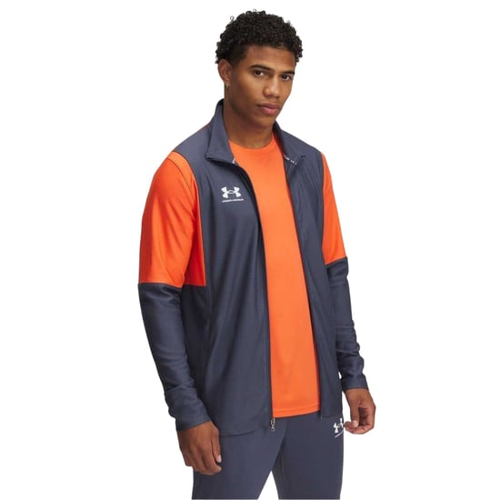 Under Armour - "Challenger" Trainingsjacke für Herren (Grau/Orange) - Image 1