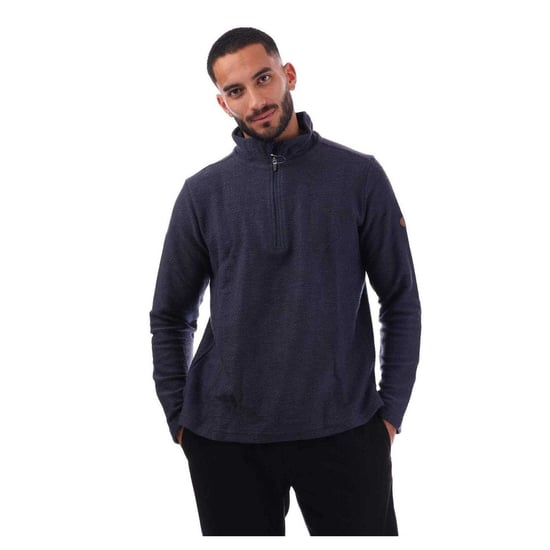 Trespass - Fleece-Oberteil für Herren, mit halbem Reißverschluss, Texturierter Strick (Marine) - Image 1