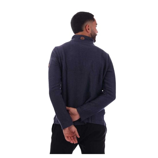Trespass - Fleece-Oberteil für Herren, mit halbem Reißverschluss, Texturierter Strick (Marine) - Image 2