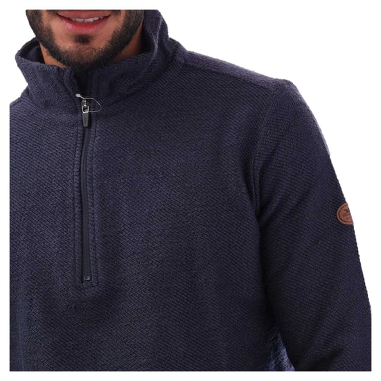 Trespass - Fleece-Oberteil für Herren, mit halbem Reißverschluss, Texturierter Strick (Marine) - Image 3