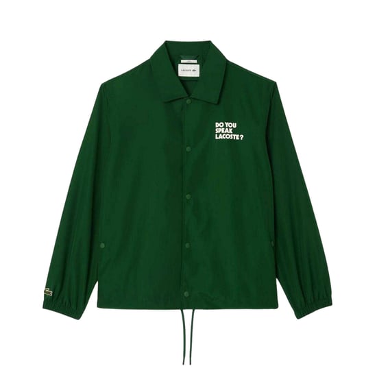 Lacoste - Trainerjacke für Herren, Wasserfest (Grün) - Image 1