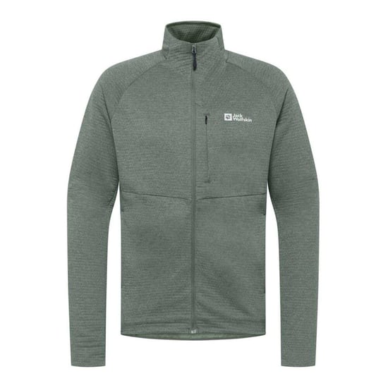 Jack Wolfskin - "Taiga" Fleecejacke für Herren, Durchgehender Reißverschluss (Schiefer Grün) - Image 1