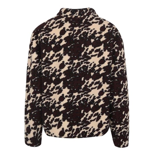 SoulCal - Fleece-Oberteil für Herren/Damen Unisex, mit kurzem Reißverschluss, Teddyfleece (Cremefarbe/Schwarz) - Image 2