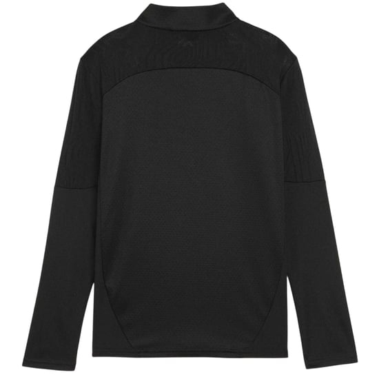 Puma - Fleece-Oberteil für Kinder, mit kurzem Reißverschluss, Training (Schwarz) - Image 2