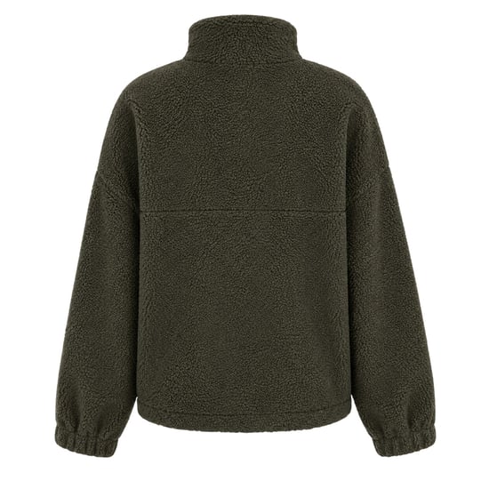 Slazenger - Sweatshirt für Damen, mit kurzem Reißverschluss, Fleece (Khakigrün) - Image 3