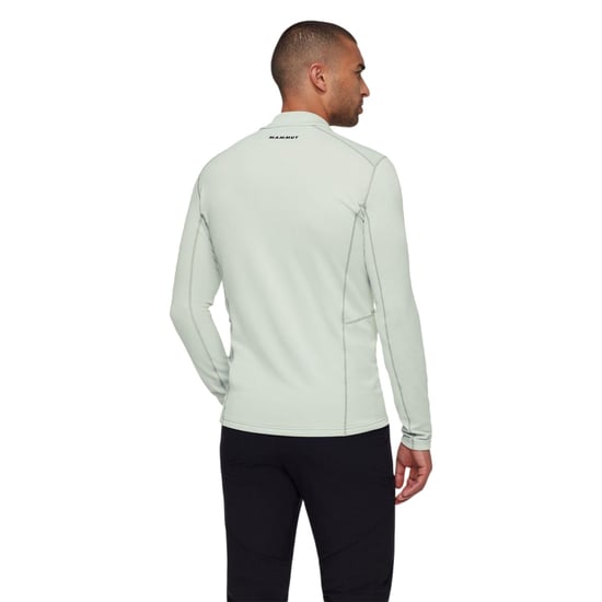 Mammut - "Aener" Fleece für Herren, mit kurzem Reißverschluss, Schmal (Silver Sage) - Image 3