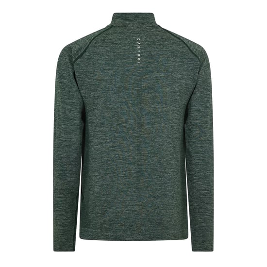 Castore - "Body Mapped" Fleece-Oberteil für Herren, mit kurzem Reißverschluss (Kiefer/Grau) - Image 2