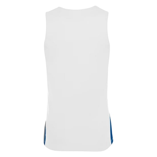 Nike - Basketball-Trikot für Kinder, V-Ausschnitt, Ärmellos (Weiß/Königsblau) - Image 2