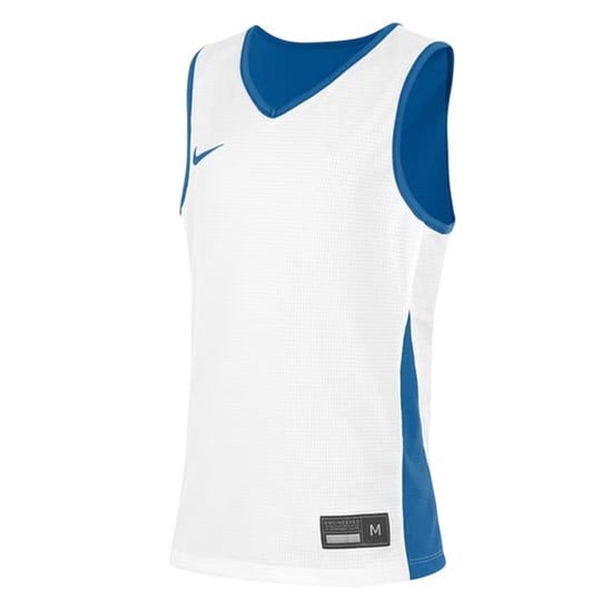 Nike - Basketball-Trikot für Kinder, V-Ausschnitt, Ärmellos (Königsblau/Weiß) - Image 3