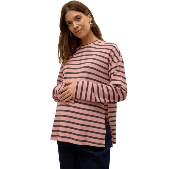 Mamalicious - "Mlsille" T-Shirt für Damen, Langärmlig (Pink) - Image 4
