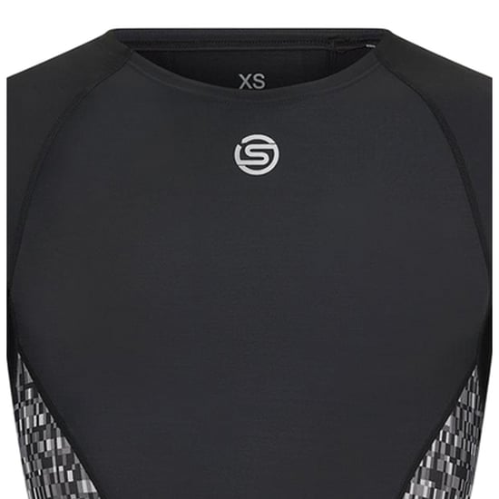 Skins - "A200" Oberteil für Herren, Langärmlig (Schwarz) - Image 3