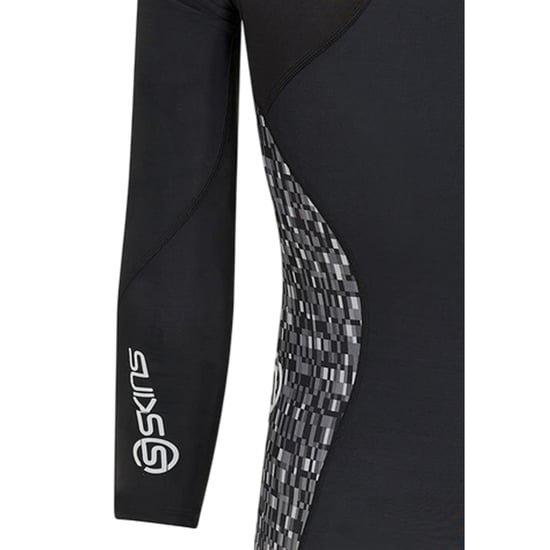 Skins - "A200" Oberteil für Herren, Langärmlig (Schwarz) - Image 4