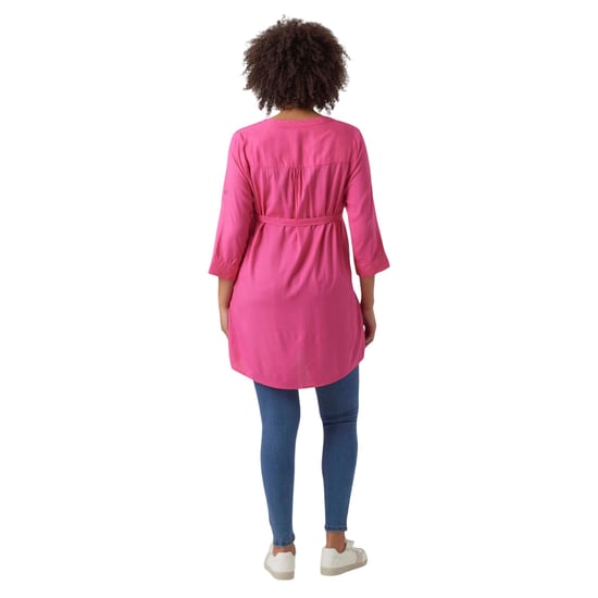 Mamalicious - Tunikakleid für Damen, Regulär, 3/4 Ärmel (Fuchsia Lila) - Image 2
