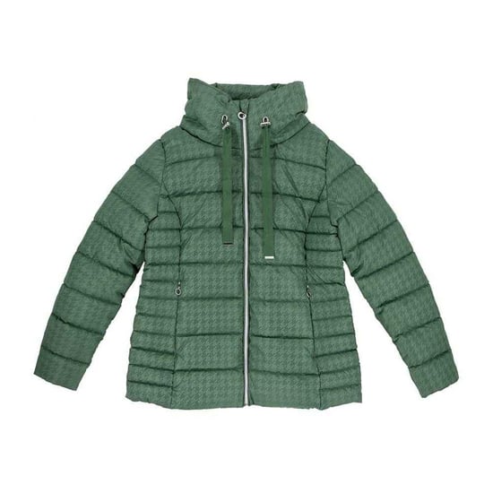 Firetrap - Steppjacke für Damen, Hahnentritt (Grün) - Image 1