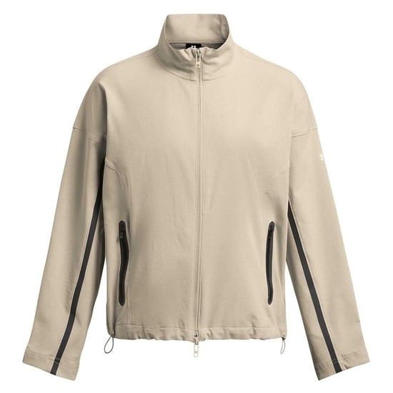 Under Armour - "Unstoppable" Trainingsjacke für Damen, Ventiliert, Athletisch (Beige) - Image 1