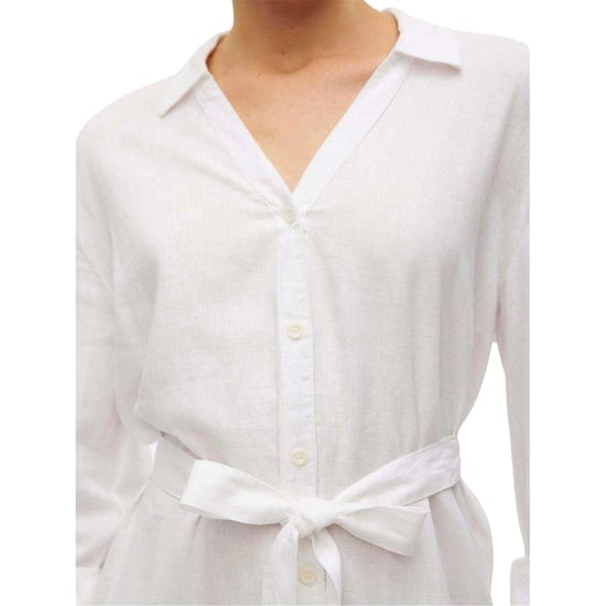 Vero Moda - "Linn" Midi Hemd Kleid für Damen (Schneeweiß (Farbe)) - Image 2