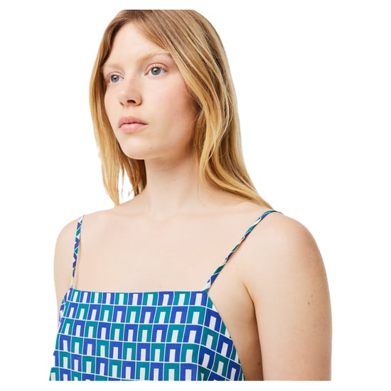Lacoste - Unterkleid-Stil für Damen, Spaghetti-Träger (Blau) - Image 3