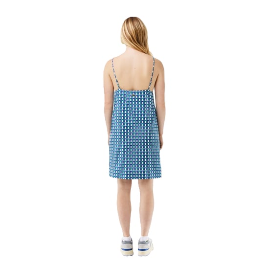 Lacoste - Unterkleid-Stil für Damen, Spaghetti-Träger (Blau) - Image 5