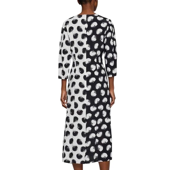 Boss - Wickelkleid für Damen, 3/4 Ärmel (Schwarz/Weiß) - Image 2