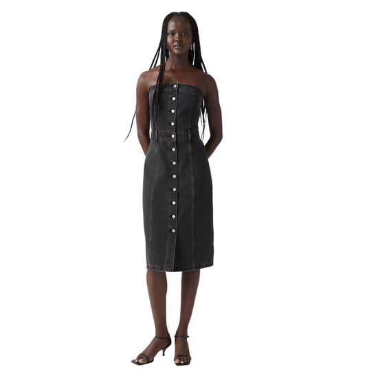 Levis - Midikleid für Damen, Denim (Schwarz) - Image 1