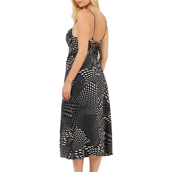 Brave Soul - Midikleid für Damen, Herzausschnitt (Schwarz/Weiß) - Image 3