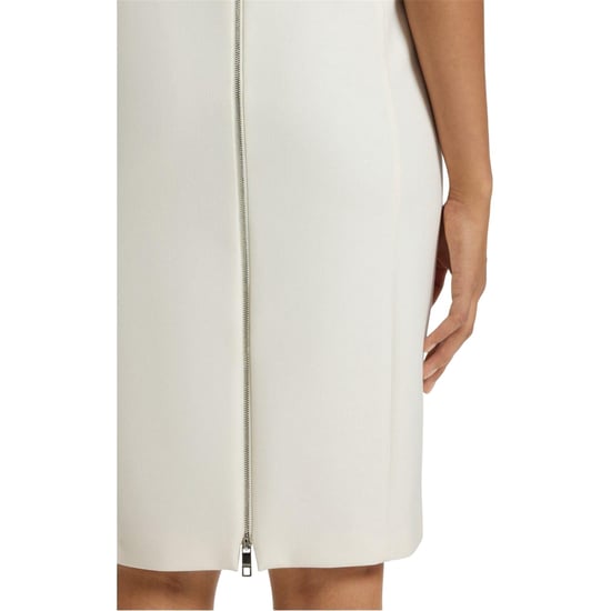Boss - "Damaisa" Midikleid für Damen, V-Ausschnitt, Schmal, kurzärmlig (Weiß) - Image 4