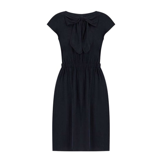 Emporio Armani EA7 - Midikleid für Damen, Kurze Ärmel (Schwarz) - Image 1