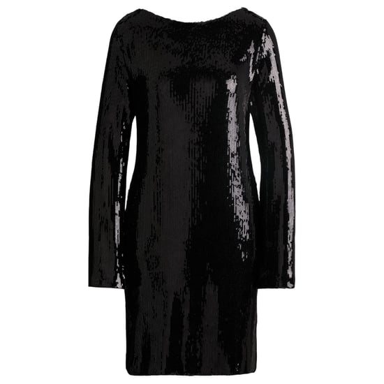 Boss - "Emaxa" Kleid für Damen, U-Boot-Ausschnitt , Pailletten (Schwarz) - Image 2