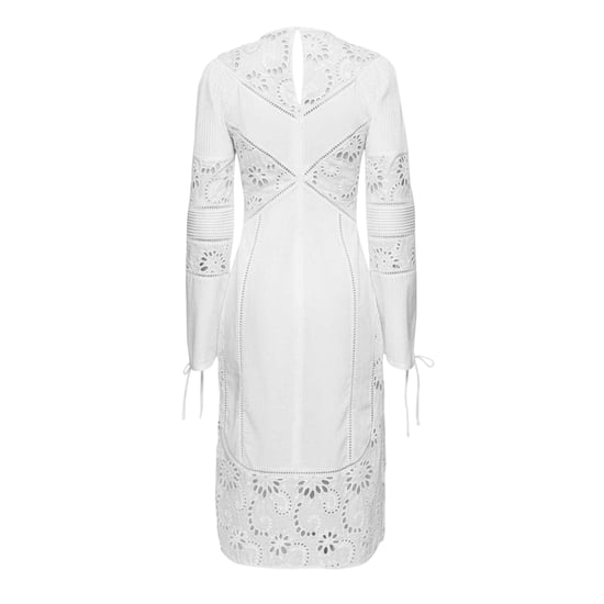Boss - Midikleid für Damen, Baumwolle (Weiß) - Image 2