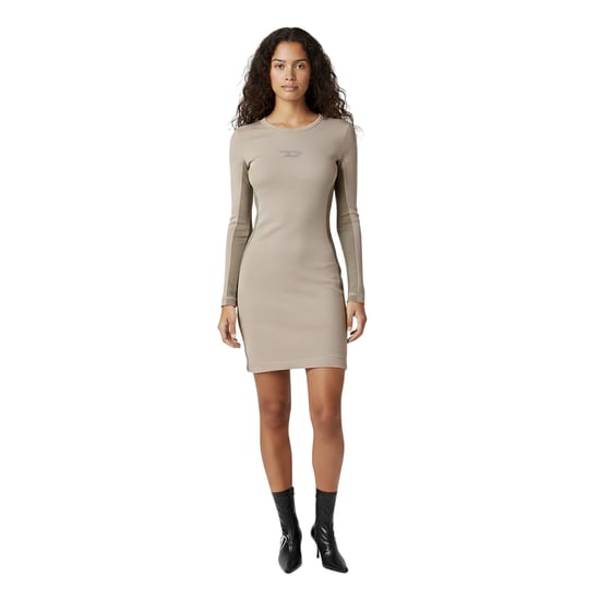 Diesel - "Ovalout" Minikleid für Damen, Rundhalsausschnitt (Neutral) - Image 4