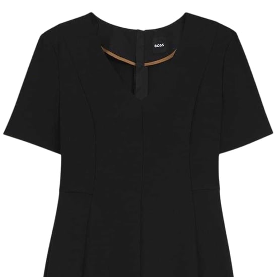 Boss - "Damaisa" Kleid für Damen, V-Ausschnitt, kurzärmlig (Schwarz) - Image 4