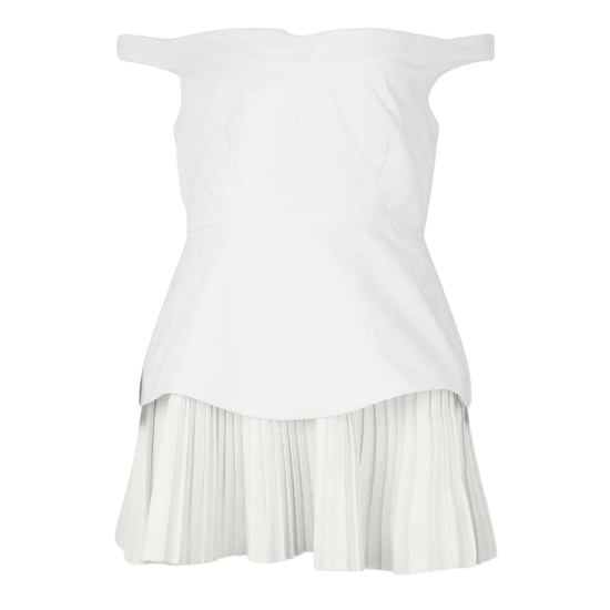 Odd Muse - "Exclusive No.1" Minikleid für Damen, Schulterfrei (Weiß) - Image 1